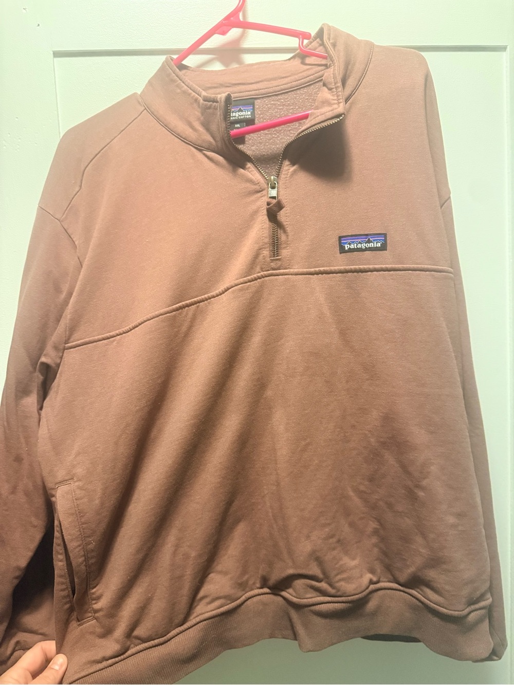 Patagonia Women's Brown Quarter-Zip Pullover